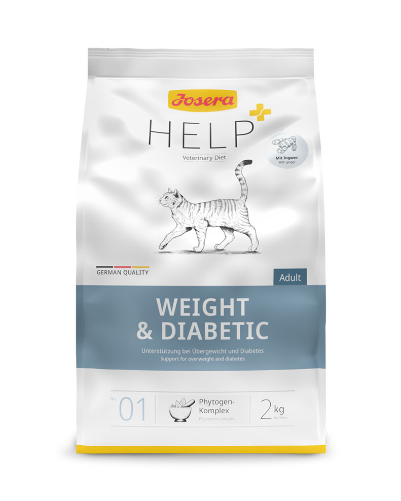 Josera Help Weight & Diabetic Cat suha medicinska hrana za mačke s dijabetesom